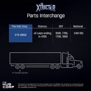 XTR-8058 Hub Cap (Replaces 4195)